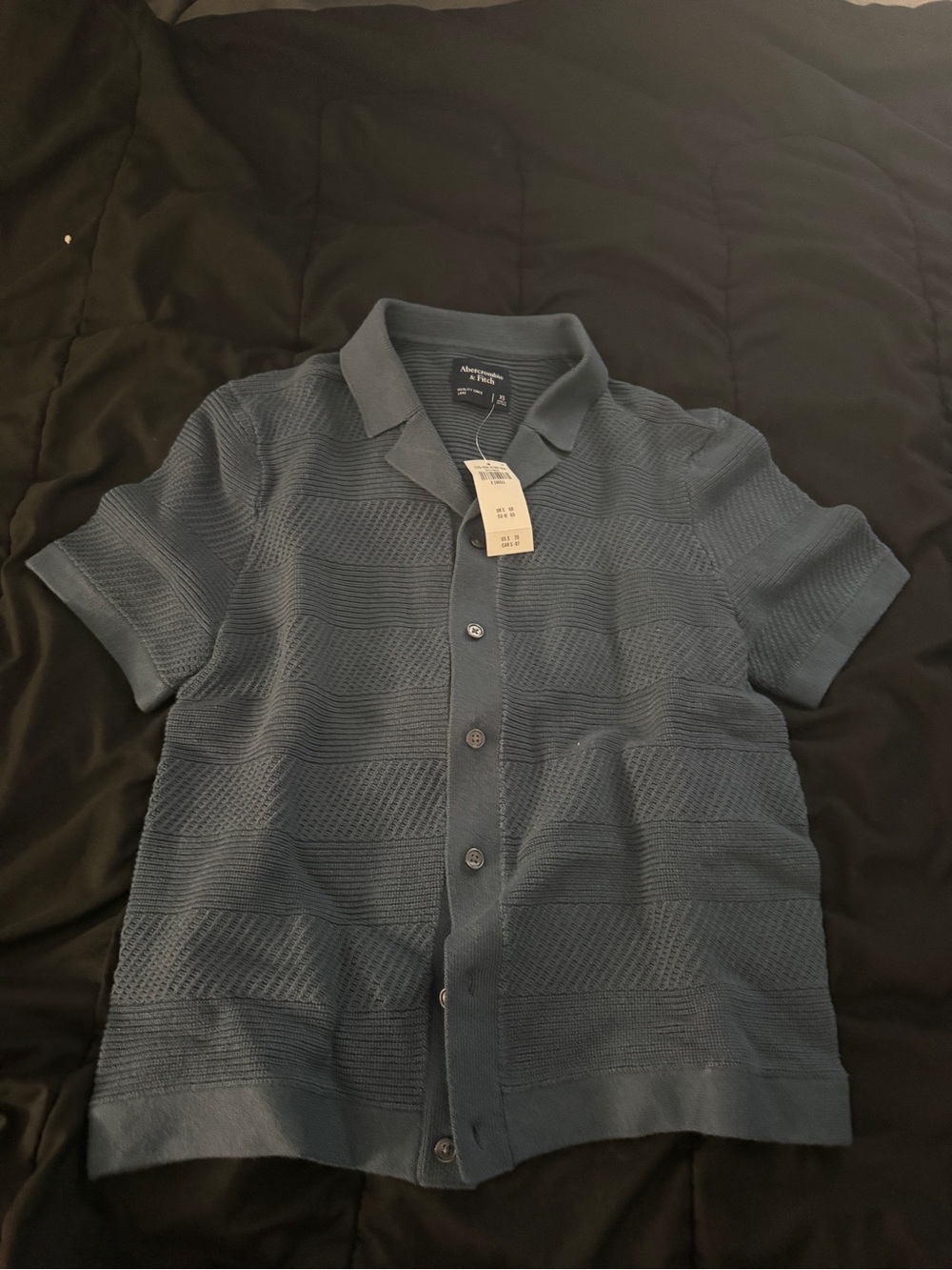 Abercrombie knit polo - Blue - Picture 3 of 3